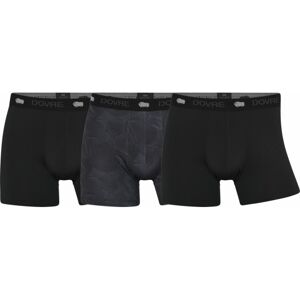 Dovre 3-Pak Boxershorts, Sort, L L Sort male Dovre 3-Pak Boxershorts, Sort, L L Sort male