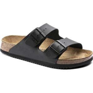 Birkenstock Arizona Prof Narrow Fit Sandaler, Sort, Str. 41 39 black leather Birkenstock Arizona Prof Narrow Fit Sandaler, Sort, Str. 41 39 black leather