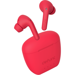 Defunc True Audio Høretelefoner Trådløs & Bluetooth, Rød