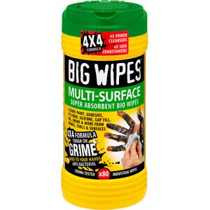 Big Wipes Green Multi-Surface Renseservietter, 80 Stk.