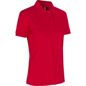 ID Identity Stretch Poloshirt Dame Rød M