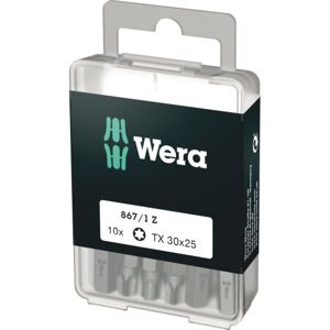 Wera Bits Tx 30, 25 Mm, 867/1 Z Diy, 10 Stk. 10 x TX 30x25