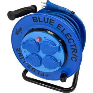 Blue Electric Kabeltromle +plusline, 230 V, 25 M