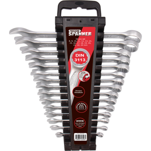 Tecos Ringgaffelnøglesæt, 8-24 Mm, 16 Dele Tecos Ringgaffelnøglesæt, 8-24 Mm, 16 Dele