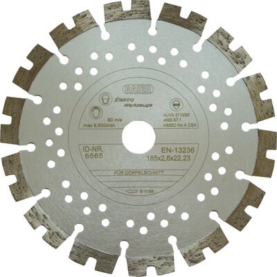 Baier Sølv 185mm Diamantskive - Allround til BDN464/454 Baier Sølv 185mm Diamantskive - Allround til BDN464/454