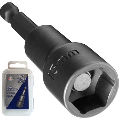 BaTo 1/4" Boltbits Med Magnet, 11 Mm, Stk. 11 mm BaTo 1/4" Boltbits Med Magnet, 11 Mm, Stk. 11 mm