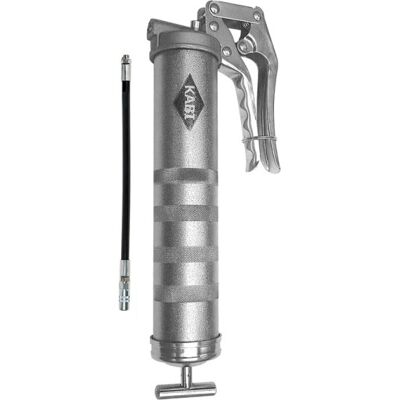 Kabi KF4050H - Håndholdt fedtpumpe med slange og 4 drejelige hoveder Kabi KF4050H - Håndholdt fedtpumpe med slange og 4 drejelige hoveder