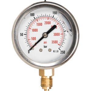 Andet Glycerinmanometer Ø63 Rf Hus, 1/4