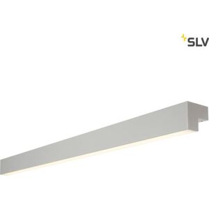 SLV L-Line 120 Væglampe, Led 3000k, 1650 Lumen, Ip44, Sølv  Sølv