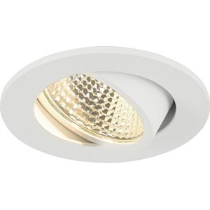 SLV New Tria Led 3w Dl Round Sæt Mathvid 38° 3000k  Clipfjedre  Hvid