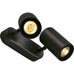 SLV Enolo B Væg- Og Loftlampe Double Sort 2x Gu10 Max. 2x 50w  Sort