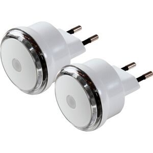 2 Stk. Led Natlamper Med Sensor 0,8w  Opal