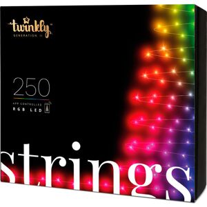 Twinkly Strings Lyskæde 20 Meter, 250 Lys, Farvet  Multi
