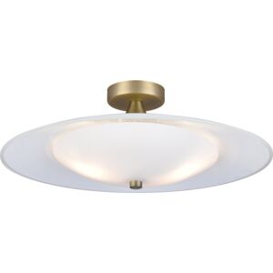 Halo Design Baroni Loftlampe, Messing, Ø46 Cm  Opal