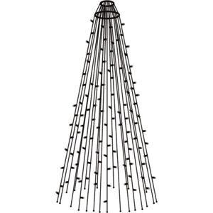 Sirius Top-Line Led Flagstangskæde, 1518 Varmhvide Lys, 10,35m