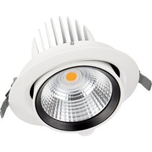 Ledvance Downlight Spot Vario 35w 3000k, 3350 Lumen, 24°, Hvid Hvid Aluminium Ledvance Downlight Spot Vario 35w 3000k, 3350 Lumen, 24°, Hvid Hvid Aluminium