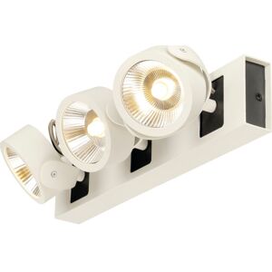 SLV Kalu Led 3 Væg- Og Loftlampe, Hvid/sort, 3000k, 60° Hvid/Sort Aluminium SLV Kalu Led 3 Væg- Og Loftlampe, Hvid/sort, 3000k, 60° Hvid/Sort Aluminium
