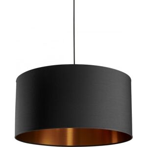 Nielsen Light Isabella Castillo Lampeskærm, Sort/kobber, Ø50 Cm 50 cm black/copper cotton Nielsen Light Isabella Castillo Lampeskærm, Sort/kobber, Ø50 Cm 50 cm black/copper cotton
