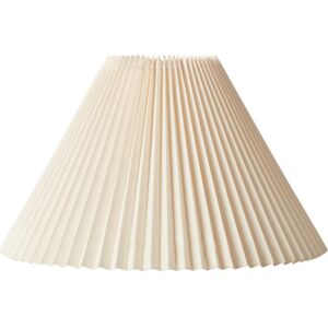 Nielsen Light Emma Hacienda Plisse Lampeskærm, Beige, H27 Cm H27 cm x Ø44 cm (bottom) x Ø15 cm (top) x D30 cm cream fabric, plastic Nielsen Light Emma Hacienda Plisse Lampeskærm, Beige, H27 Cm H27 cm x Ø44 cm (bottom) x Ø15 cm (top) x D30 cm cream fabric, plastic