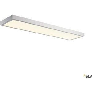 SLV Panel Dali Led Loftlampe Til Påbygning 1200x300mm Grå 4000k Grå Aluminium SLV Panel Dali Led Loftlampe Til Påbygning 1200x300mm Grå 4000k Grå Aluminium