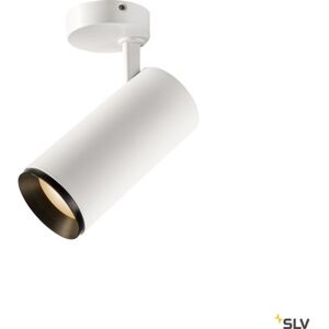 SLV Numinos L, Påbygningsspot, 2700k, 2430 Lm, 24°, Dali, Hvid/sort Hvid/Sort Aluminium SLV Numinos L, Påbygningsspot, 2700k, 2430 Lm, 24°, Dali, Hvid/sort Hvid/Sort Aluminium