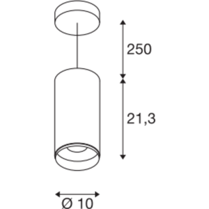 SLV Numinos L, Pendel, 3000k, 2430 Lm, 24°, Dali, Sort/sort Sort SLV Numinos L, Pendel, 3000k, 2430 Lm, 24°, Dali, Sort/sort Sort