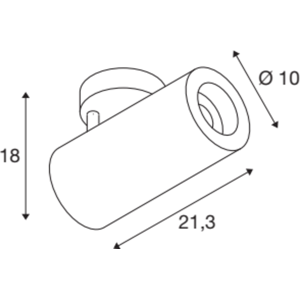 SLV Numinos L, Påbygningsspot, 3000k, 2340 Lm, 36°, Dali, Sort/sort Sort Aluminium SLV Numinos L, Påbygningsspot, 3000k, 2340 Lm, 36°, Dali, Sort/sort Sort Aluminium