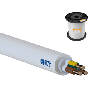 NKT 200 Meter Kabel Hjx/noiklx Xtra B2ca 3g2,5 B200, Hvid Hvid NKT 200 Meter Kabel Hjx/noiklx Xtra B2ca 3g2,5 B200, Hvid Hvid