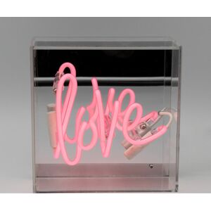 Locomocean Love Neonskilt 160x160x90 mm pink glass Locomocean Love Neonskilt 160x160x90 mm pink glass