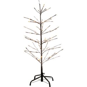 Sirius Isaac Træ - Brun - Julelys 120cm Sirius Isaac Træ - Brun - Julelys 120cm