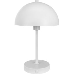 Dyberg Larsen Stockholm Genopladelig Bordlampe, Hvid Hvid Metal Dyberg Larsen Stockholm Genopladelig Bordlampe, Hvid Hvid Metal