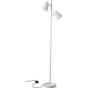 Superliving Dynamo Twin Gulvlampe, Hvid 145 cm white metal Superliving Dynamo Twin Gulvlampe, Hvid 145 cm white metal