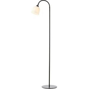 Halo Design Glow Gulvlampe, Opal/sort, 1-Arm 130 cm black, white Halo Design Glow Gulvlampe, Opal/sort, 1-Arm 130 cm black, white