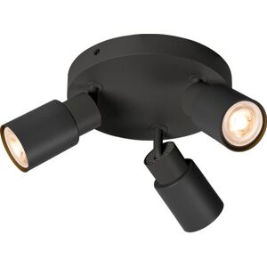 SLV Puri Cw Væg- Og Loftlampe Sort/sort Gu10 6w Ip20 Sort SLV Puri Cw Væg- Og Loftlampe Sort/sort Gu10 6w Ip20 Sort