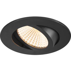 SLV New Tria 68 Downlight Sort 8,3w 750lm 3000k Rund 60° Ip20 Sort SLV New Tria 68 Downlight Sort 8,3w 750lm 3000k Rund 60° Ip20 Sort