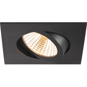 SLV New Tria 68 Downlight Sort 8,3w 750lm 3000k Firkantet 38° Ip20 Sort SLV New Tria 68 Downlight Sort 8,3w 750lm 3000k Firkantet 38° Ip20 Sort