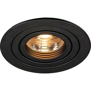 SLV Pireq Downlight Sort Gu10 Ip20 Aluminium Sort SLV Pireq Downlight Sort Gu10 Ip20 Aluminium Sort