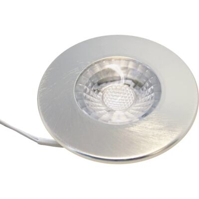 Nordtronic Gabriella Ind/påbygningsspot, Børstet Stål Diameter 70 mm, Indbygningshøjde 12 mm Brushed aluminium Aluminium, plastic Nordtronic Gabriella Ind/påbygningsspot, Børstet Stål Diameter 70 mm, Indbygningshøjde 12 mm Brushed aluminium Aluminium, plastic