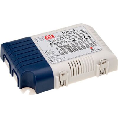 Mean Well Led Driver Lcm-25, 6-54v 25w, 350-1050 Ma, 1-10v, 3 I 1 Dim Mean Well Led Driver Lcm-25, 6-54v 25w, 350-1050 Ma, 1-10v, 3 I 1 Dim
