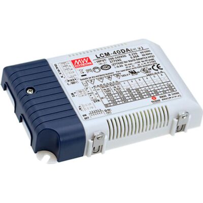 Mean Well Led Driver Lcm-40da2, 2-100v 40w, 350-1050 Ma, Dali Mean Well Led Driver Lcm-40da2, 2-100v 40w, 350-1050 Ma, Dali