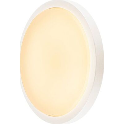 SLV Væg-/loftlampe Ainos, Led 21w 3000k, 1430 Lumen, M/sensor, Hvid Hvid Aluminium SLV Væg-/loftlampe Ainos, Led 21w 3000k, 1430 Lumen, M/sensor, Hvid Hvid Aluminium