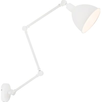 By Rydéns Bazar Væglampe, Hvid h37.5 cm x l61.5-122 cm x d33 cm white metal By Rydéns Bazar Væglampe, Hvid h37.5 cm x l61.5-122 cm x d33 cm white metal