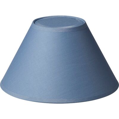 Nielsen Light Emma Casa Lampeskærm, Blå, H12,5 Cm Height 12.5 cm; Bottom diameter 23 cm; Top diameter 10 cm; Side 14 cm blue cotton Nielsen Light Emma Casa Lampeskærm, Blå, H12,5 Cm Height 12.5 cm; Bottom diameter 23 cm; Top diameter 10 cm; Side 14 cm blue cotton