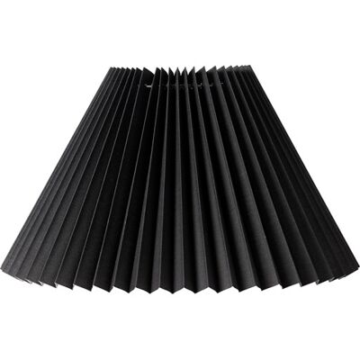 Nielsen Light Emma Hacienda Plisse Lampeskærm, Sort, H19 Cm height: 19 cm; top diameter: 13 cm; bottom diameter: 33 cm; side length: 21 cm black cotton Nielsen Light Emma Hacienda Plisse Lampeskærm, Sort, H19 Cm height: 19 cm; top diameter: 13 cm; bottom diameter: 33 cm; side length: 21 cm black cotton
