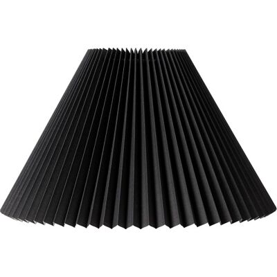 Nielsen Light Emma Hacienda Plisse Lampeskærm, Sort, H24,5 Cm Height: 24.5 cm; Top diameter: 14 cm; Bottom diameter: 40 cm black plastic, fabric Nielsen Light Emma Hacienda Plisse Lampeskærm, Sort, H24,5 Cm Height: 24.5 cm; Top diameter: 14 cm; Bottom diameter: 40 cm black plastic, fabric
