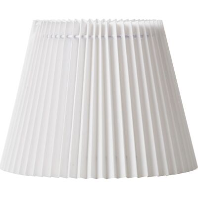 Nielsen Light Emma Villa Plisse Lampeskærm, Hvid, H16 Cm height:16 cm; top_diameter:13.5 cm; bottom_diameter:21 cm; side:16 cm white fabric Nielsen Light Emma Villa Plisse Lampeskærm, Hvid, H16 Cm height:16 cm; top_diameter:13.5 cm; bottom_diameter:21 cm; side:16 cm white fabric