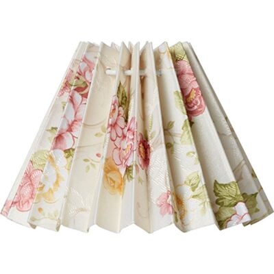 Nielsen Light Rosenborg Hacienda Plisse Lampeskærm, H11,5 Cm H11.5 cm x D16 cm (bottom) x D8 cm (top) white fabric Nielsen Light Rosenborg Hacienda Plisse Lampeskærm, H11,5 Cm H11.5 cm x D16 cm (bottom) x D8 cm (top) white fabric