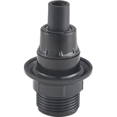 Halo Design E14 Fatning Med Omløbsring, Sort Ø30 mm black abs plastic Halo Design E14 Fatning Med Omløbsring, Sort Ø30 mm black abs plastic