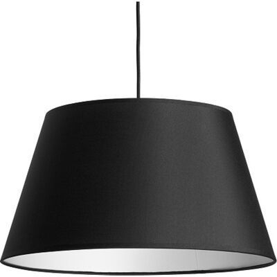 Nielsen Light Isabella Campo Lampeskærm, Sort/hvid 25x45x31 cm black/white fabric Nielsen Light Isabella Campo Lampeskærm, Sort/hvid 25x45x31 cm black/white fabric