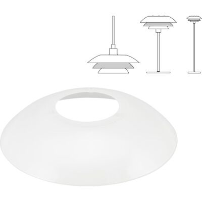 Dyberg Larsen Reserveglas Til Dl31 Lamper, Midterste Skærm (Universal) 310 mm diameter opal Dyberg Larsen Reserveglas Til Dl31 Lamper, Midterste Skærm (Universal) 310 mm diameter opal